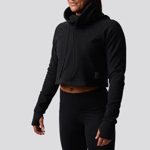Born Primitive Crop Cowl Hoodie - size  small